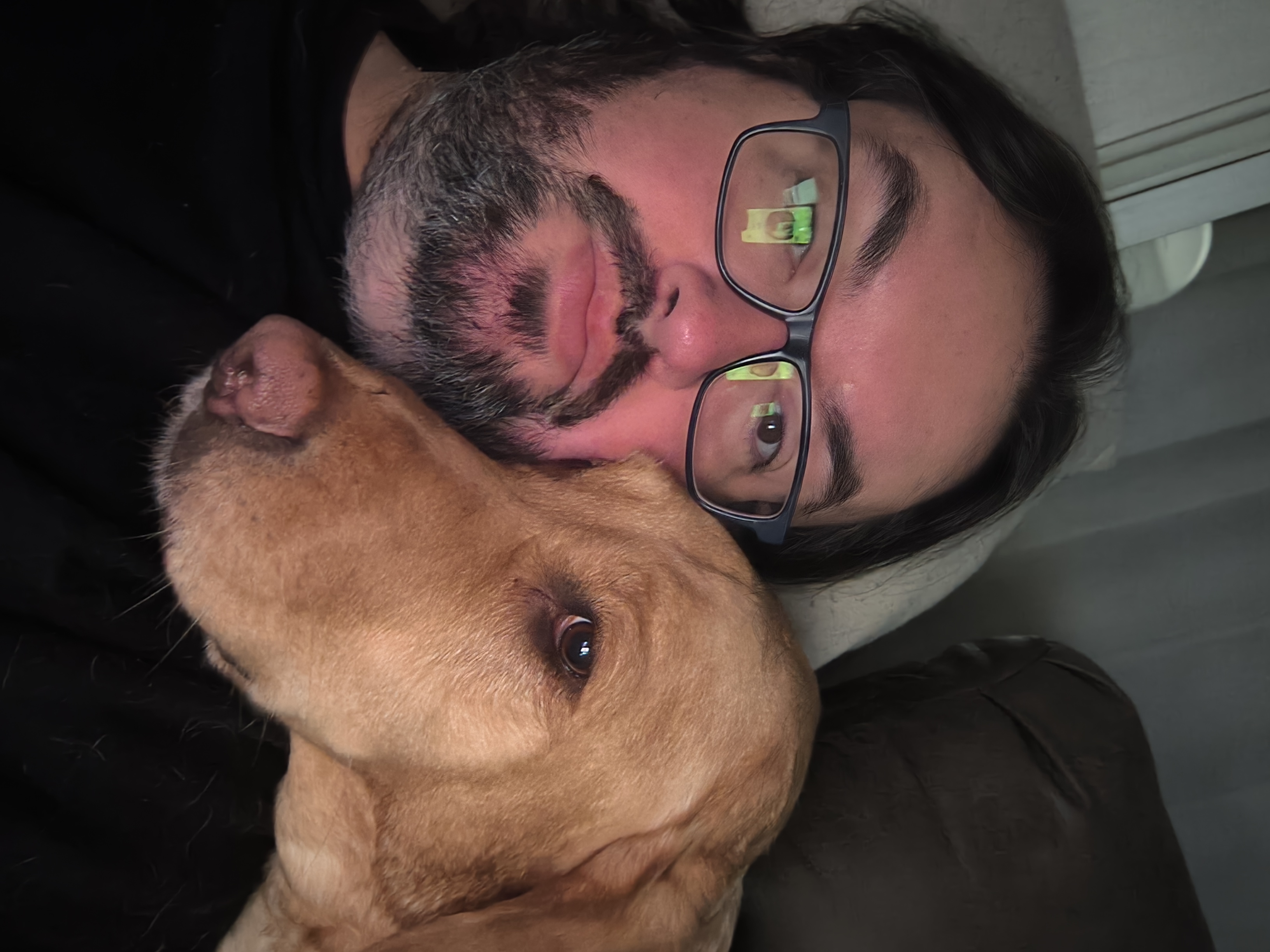 Maggie and I During Less Hot Days.