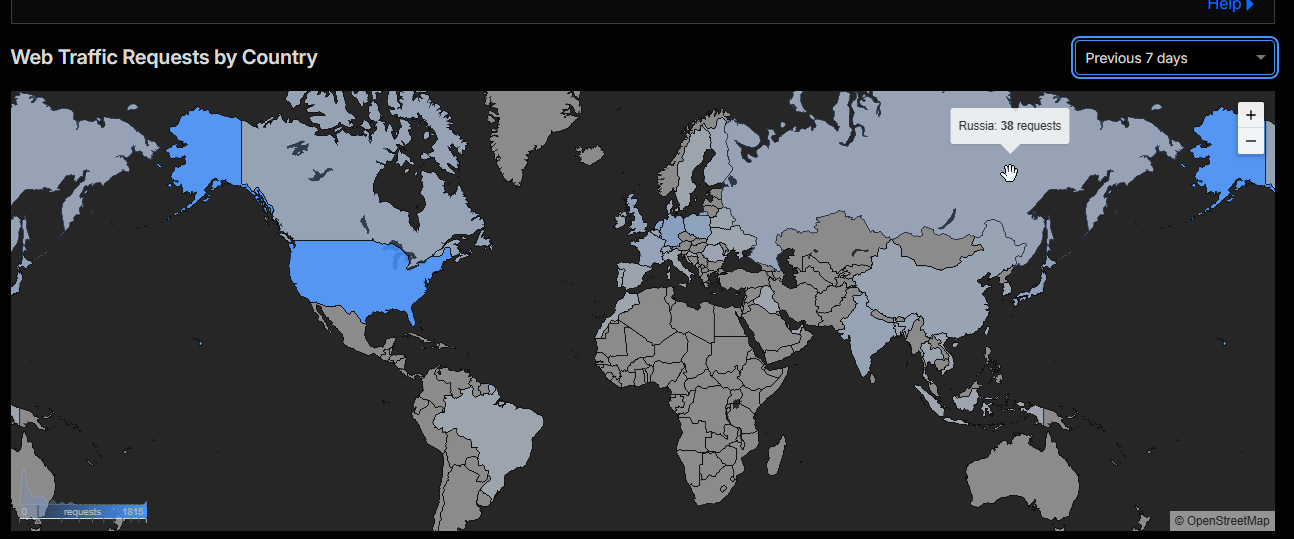 Visitor World Map